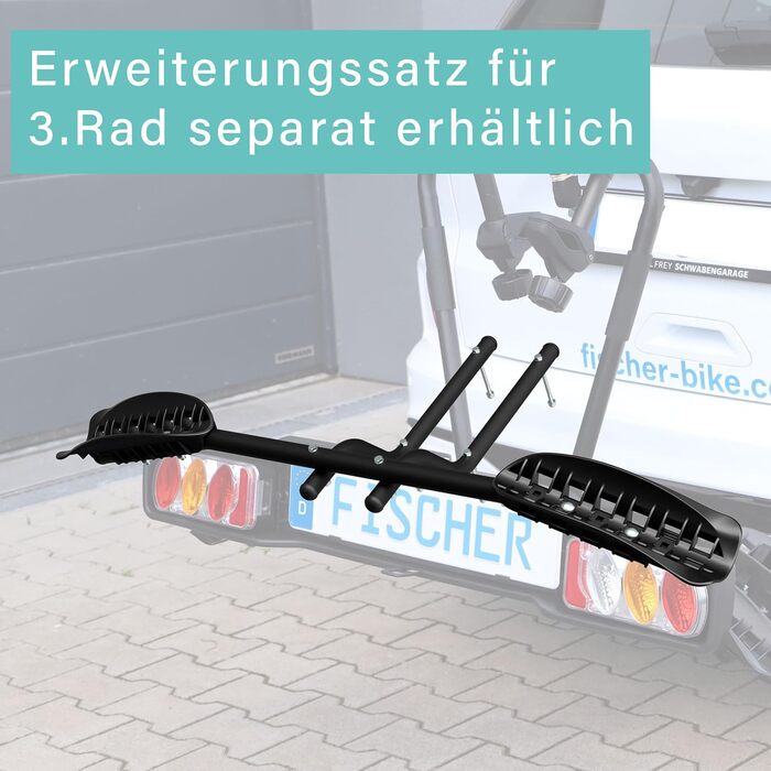 Велосипедний фаркоп FISCHER Proline Evo 2 - фаркоп для велосипедів, тримач для авто, чорний SmartLine