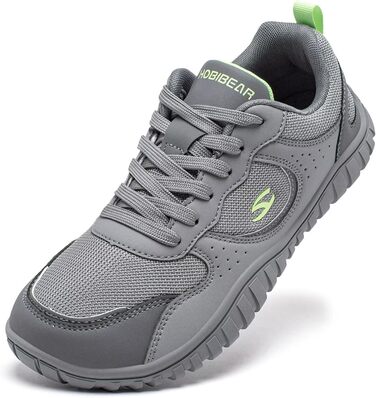 Взуття для бігу HOBIBEAR | Кросівки для трейлраннінгу з широкою передньою частиною | Сірі, 44 EU