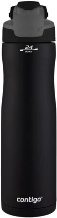 Термос-бутилка Contigo Autoseal Chill Matte Black, 720 мл, нержавіюча сталь, ізоляція до 28 годин, герметична, BPA-free