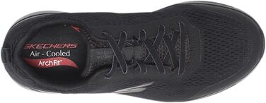 Чоловічі кросівки Skechers Go Walk Arch Fit Idyllic, чорні, розмір 47.5 EU, X-широкі