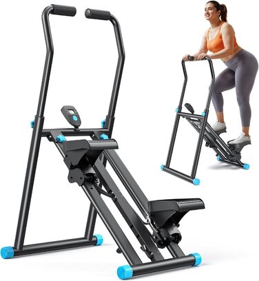 MERACH Stair Stepper Pro - Вертикальний тренажер для дому з регулюванням навантаження, складний, 2448B1