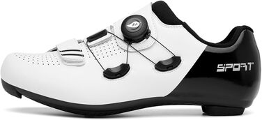 Велотуфлі NGARY для чоловіків та жінок, сумісні з Peloton, Look, SPD, SPD-SL, Delta, білі