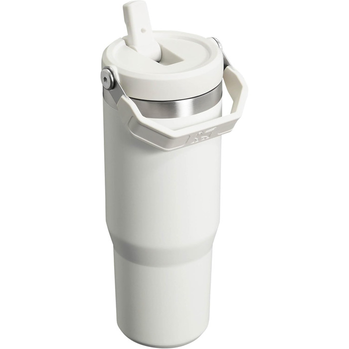 Термокружка Stanley Flip Straw 0.89 л з трубочкою, термос для води, спортивна пляшка, BPA Free, тримає холод 12+ годин, можна мити в посудомийці, Frost