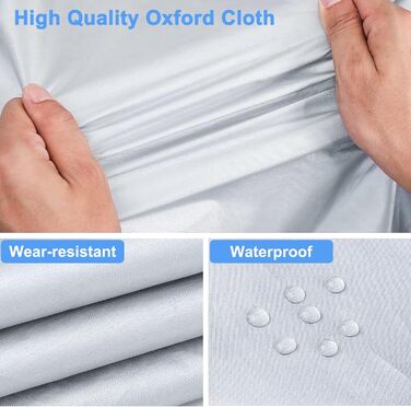 Захисний чохол для велосипеда MINVOO: водонепроникний, від сонця, пилу та вітру. Підходить для електровелосипедів. Срільно-чорний колір