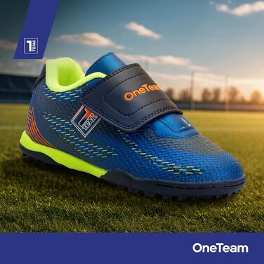 Дитячі футбольні бутси OneTeam Robero Junior TF для штучного покриття - розмір 25 (32 EU), Marine