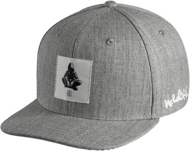 Кепка-снэпбек Nebelkind Berlin Netzplan унісекс, сіра, регульований розмір, стильна бейсболка з прямим козирком у стилі Streetwear
