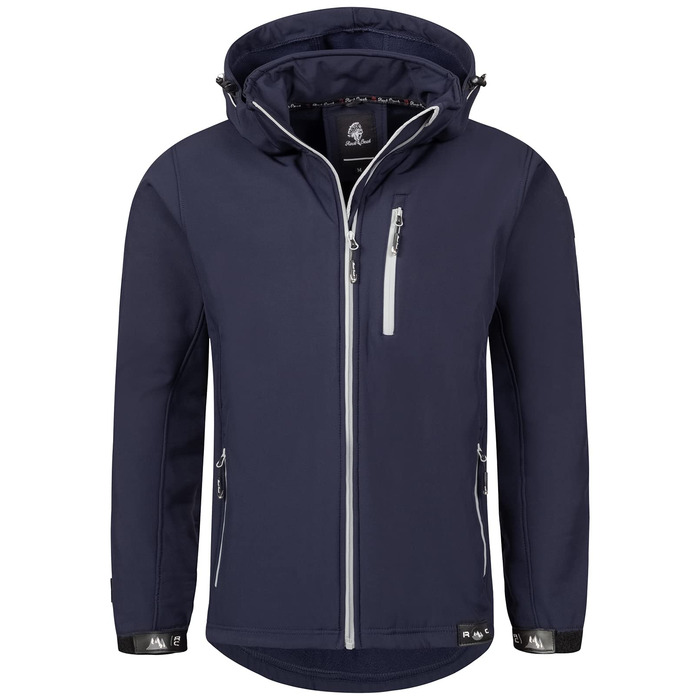 Чоловіча куртка Softshell Rock Creek Outdoor H-168, темно-синя, розмір XL