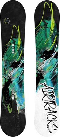 Набір сноубордиста Airtracks: сноуборд Wide Flat Zero Rocker, кріплення Master Fastec, сумка для сноуборда (156-165 см), сноуборд 165 см, кріплення Master M