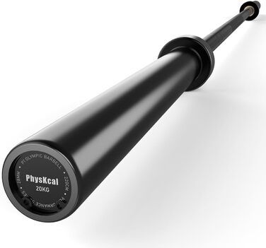 Олімпійський гриф PhysKcal 220 см, 20 кг, 50 мм для важкої атлетики та пауерліфтингу, професійний універсальний гриф