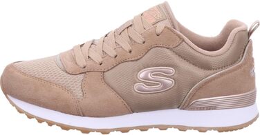 Кросівки Skechers OG 85-Goldn Gurl жіночі, бежевий замша та нейлон з рожевим золотим оздобленням, розмір 40 EU
