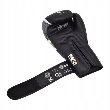Боксерські рукавички RDX BGR-F7-BLACK-GOLD-10, 10 унцій