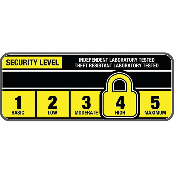 Блокувальник велосипедів Kryptonite Combo Standard 12 мм Комбінований - Захист від викрадення, для велосипедів та скутерів