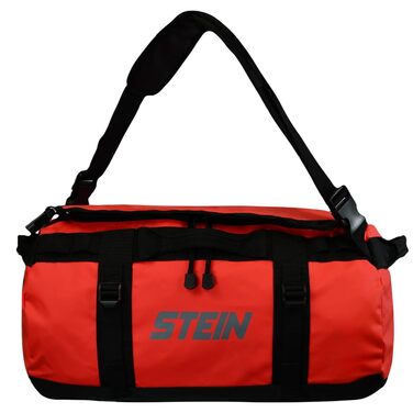 Водостійка сумка-рюкзак STEIN Metro 40 л, червона — трансформер з ПВХ-покриття, компресійними ременями та м'якими плечовими ременями