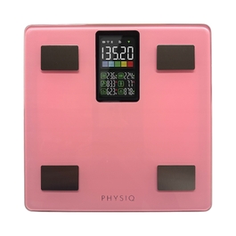 Ваги для ванної Physiq 2104, рожеві