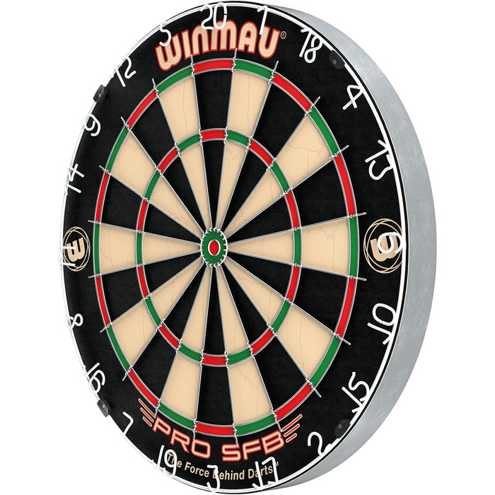 Дартборд WINMAU Pro SFB з сизалю, професійний, різнокольоровий