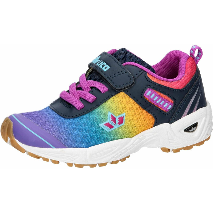 Дитячі спортивні черевики Lico Barney для залу (39 EU, темно-синій, фіолетовий, бірюзовий)