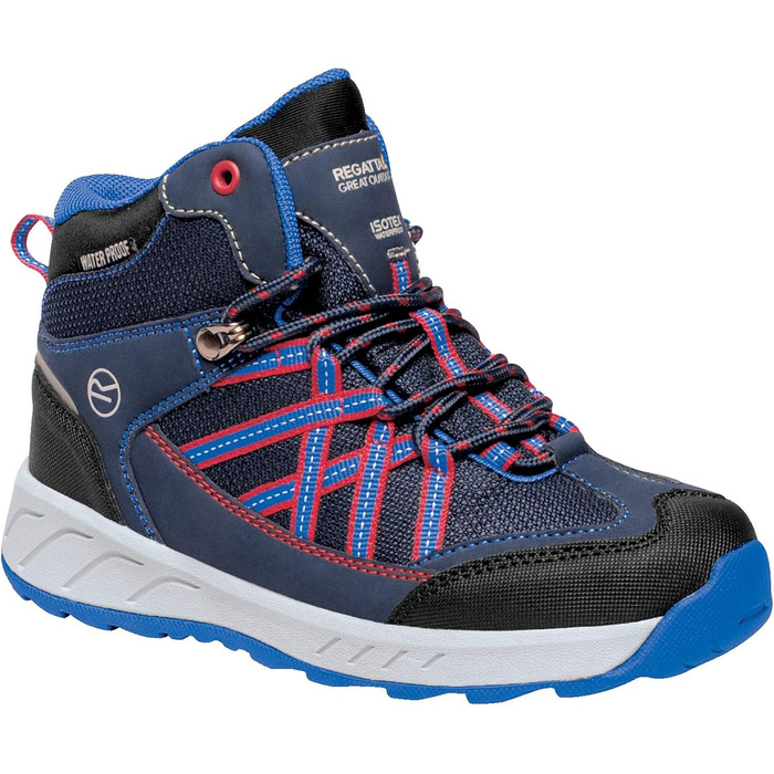Черевики трекінгові Regatta Samaris Mid Jnr для дівчаток (28 EU, Navy Deeplak)
