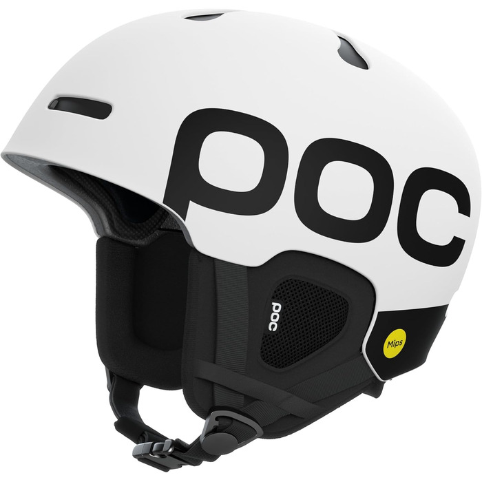 Універсальний лижний та сноубордичний шолом POC Auric Cut BC MIPS, ABS, розмір M-L (55-58 см), матовий білий