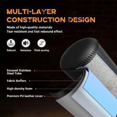 Стенд-боксерський мішок Kitopa, 178 см, 93 кг. Комплект з рукавичками для кікбоксингу, ММА, тренувань вдома