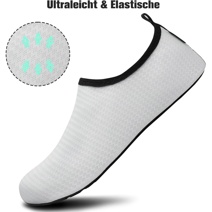 Чоботи для плавання SAGUARO: чоловічі та жіночі, для басейну, пляжу, серфінгу, дайвінгу, неопренові, швидко сохнуть, розмір EU 36-47, зелені, жовті, білі