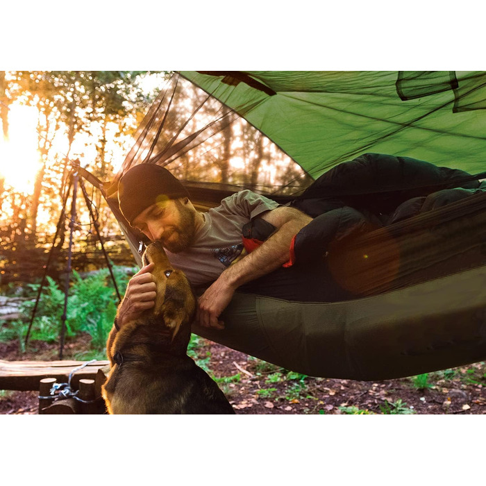Гамак Amazonas Moskito-Traveller Thermo Ultra-Light з москітною сіткою 2.75x1.4м до 200кг