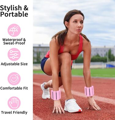 Набір манжет з обтяженнями для зап'ястя та кісточок KOOOGEAR 2 шт. (1 кг, 2*0.5 кг)