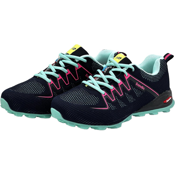 Чоловічі та жіночі трекінгові кросівки для хайкінгу та бігу. Зручні кросівки для активного відпочинку. Кольори: чорний, зелений. Розміри: 38 EU, Navy, Hellblau, Fuchsia