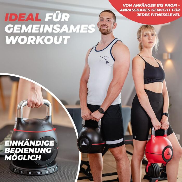 Набір гантелей-гир замінної ваги для дому та фітнесу. Вага: 2, 5, 8, 11, 14, 17, 20 кг. Чорний колір.