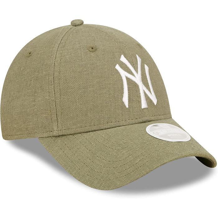 Кепка New Era New York Yankees 9Forty Adjustable Linen Stone White для жінок