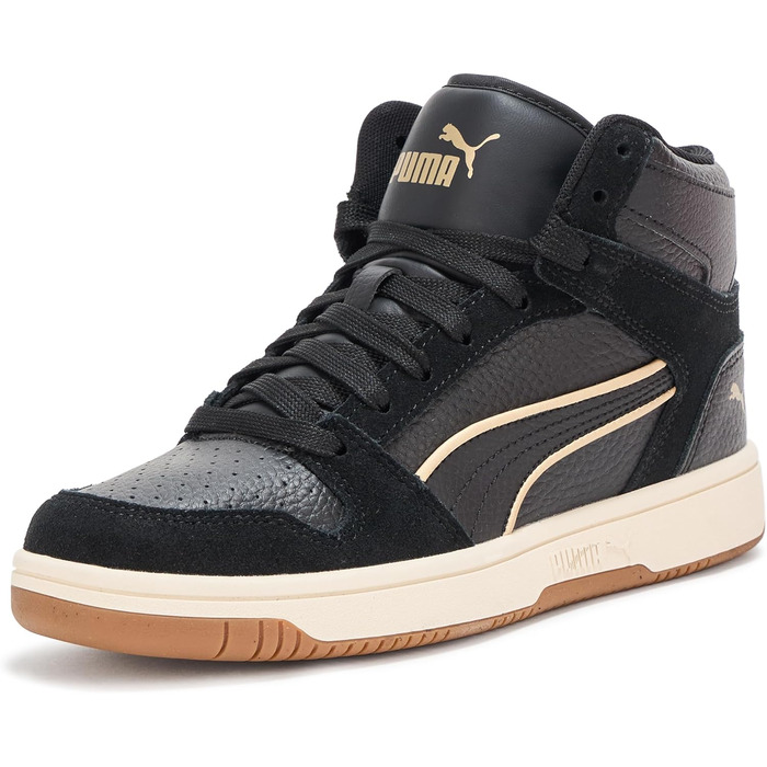 Жіночі кросівки PUMA Rebound Layup Mid - чорний/золотий (42.5 EU)