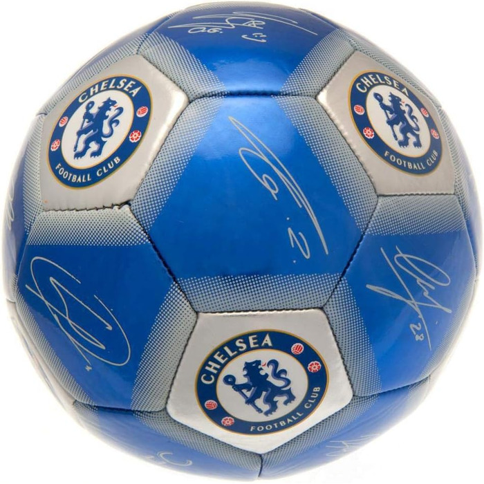 Футбольний м'яч Chelsea FC Signature, універсальний розмір, синій