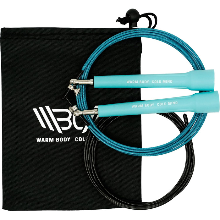 Регульоване скакалка Speed-Spring для чоловіків та жінок, для важкої атлетики, боксу, фітнесу, занять спортом у приміщенні та на вулиці (Блакитний)