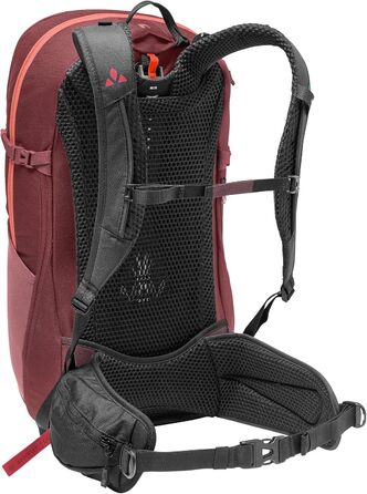 Туристичний рюкзак VAUDE Wizard 24+4 літри, водовідштовхувальний, для жінок і чоловіків, комфортна спинка, багато відділень, колір червоний (Redeva)