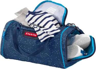 Дитяча спортивна сумка Step by Step Sky Rocket Rico, 13 л, синя, з відділенням для вологого одягу, знімний і регульований ремінь, для школи з 1 класу