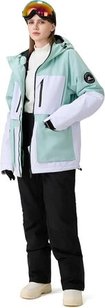 Костюм для сноубордингу та лижного спорту HOTIAN Daen (M, 167 GR+GR) - комплект куртка та штани, водонепроникний, вітронепроникний