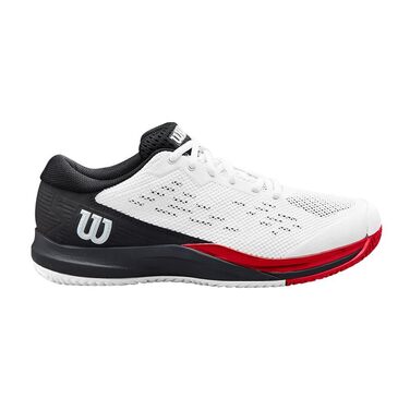 Тенісні кросівки Wilson Rush Pro Ace чоловічі білі/чорні/червоні, розмір 47 1/3 EU