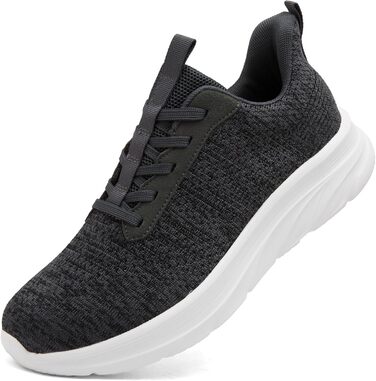Сліпони чоловічі DimaiGlobal - спортивні кросівки без шнурівків, дихаючі, для занять спортом та відпочинку (43 EU, темно-сірий)