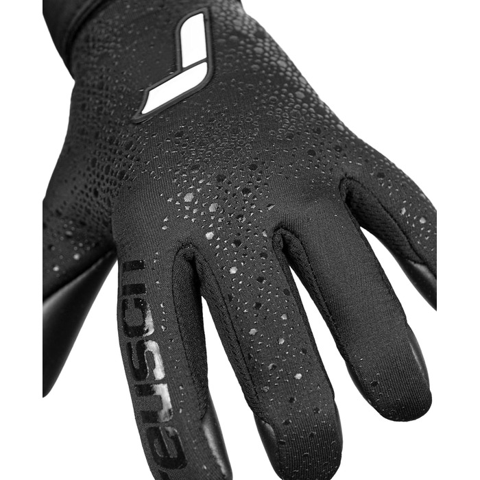 Воротарські рукавиці Reusch Pure Contact Infinity Junior для футболу (чорні) - для дітей та підлітків, для штучного газону