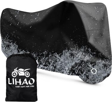 Водонепроникна накидка для мотоцикла LIHAO - захист від зими та вологи (245x105x125 см)