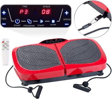 Віброплатформа Newgen Medicals Sport: фітнес-платформа з осциляцією та 2 еспандерами (до 100 кг)