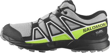 Черевики трекінгові Salomon Speedcross Waterproof для хлопчиків, 35 EU, Alloy Black Green Gecko