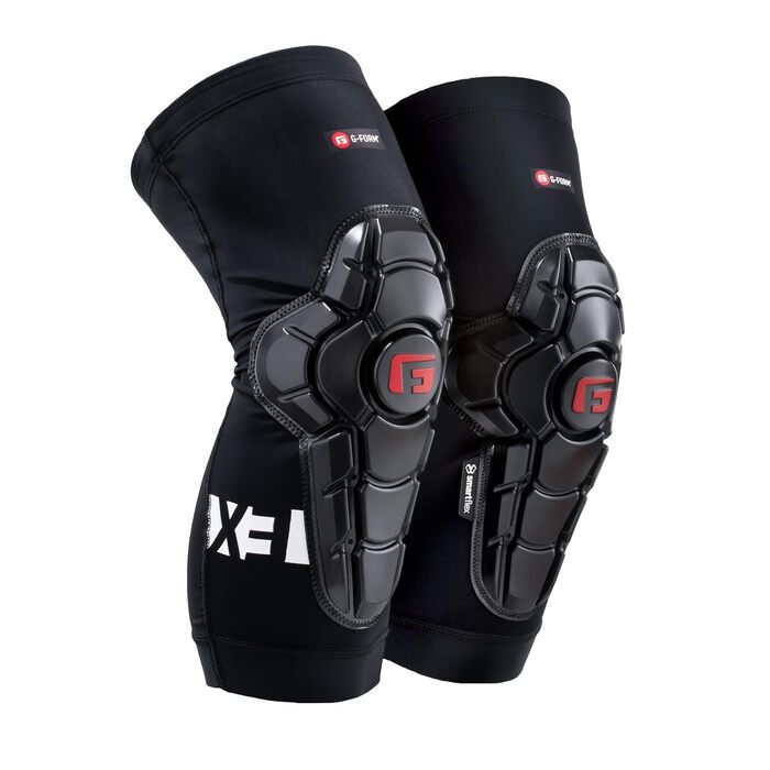 Захист для колін G-Form Pro-X3 для гірського велосипеда, чорний/білий, унісекс, розмір L/XL, для підлітків