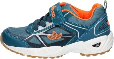 Дитячі закриті кросівки для залу Lico Salford VS Unisex, колір Petrol Orange, розмір 35 EU
