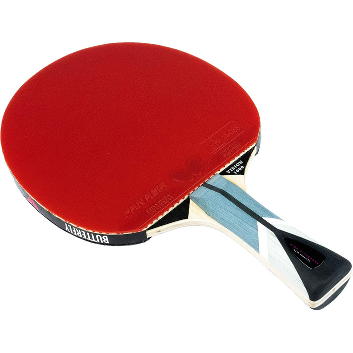 Настільна ракетка Butterfly Timo Boll Vision 1000, ITTF, для професійних гравців, конкавна ручка, накладка Pan Asia