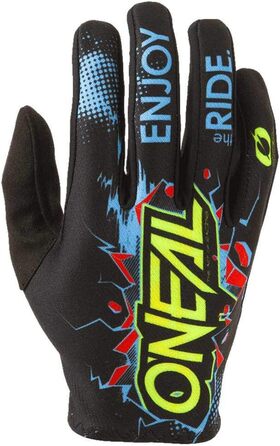 Мотоциклетні рукавички O'NEAL Matrix Youth Villain для катання на велосипеді, мотокросі, DH, FR, Downhill, Freeride, чорний, розмір L