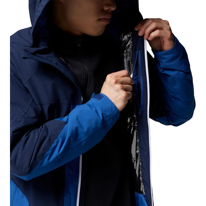 Куртка гірськолижна Columbia Powder Prime чоловіча (XL, Mountain Blue/Collegiate Navy) - водонепроникна, дихаюча