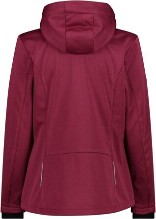 Жіноча куртка-софтшелл CMP з капюшоном та блискавкою, вітрозахисна Windstopper, колір Anemone Mel. (синій), розмір 38