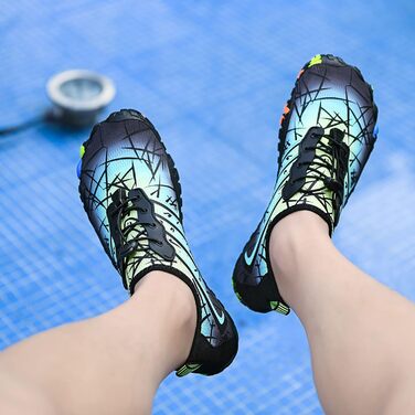 Шкарпетки для плавання Ziitop: чоловічі та жіночі, для пляжу, швидко сохнуть, з дренажними отворами, для каякінгу, фітнесу, трейлраннінгу, хайкінгу, розмір 35-46
