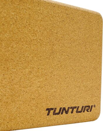 Йога-блок Tunturi Outdoor з піни, 93 г, синій/помаранчевий, для йоги, пілатесу, фітнесу