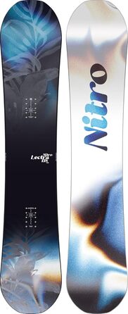 Сноуборд Nitro Lectra Leaf 138 см для жінок, All-Mountain, Directional Twin, для початківців, Cam-Out Camber, 2025